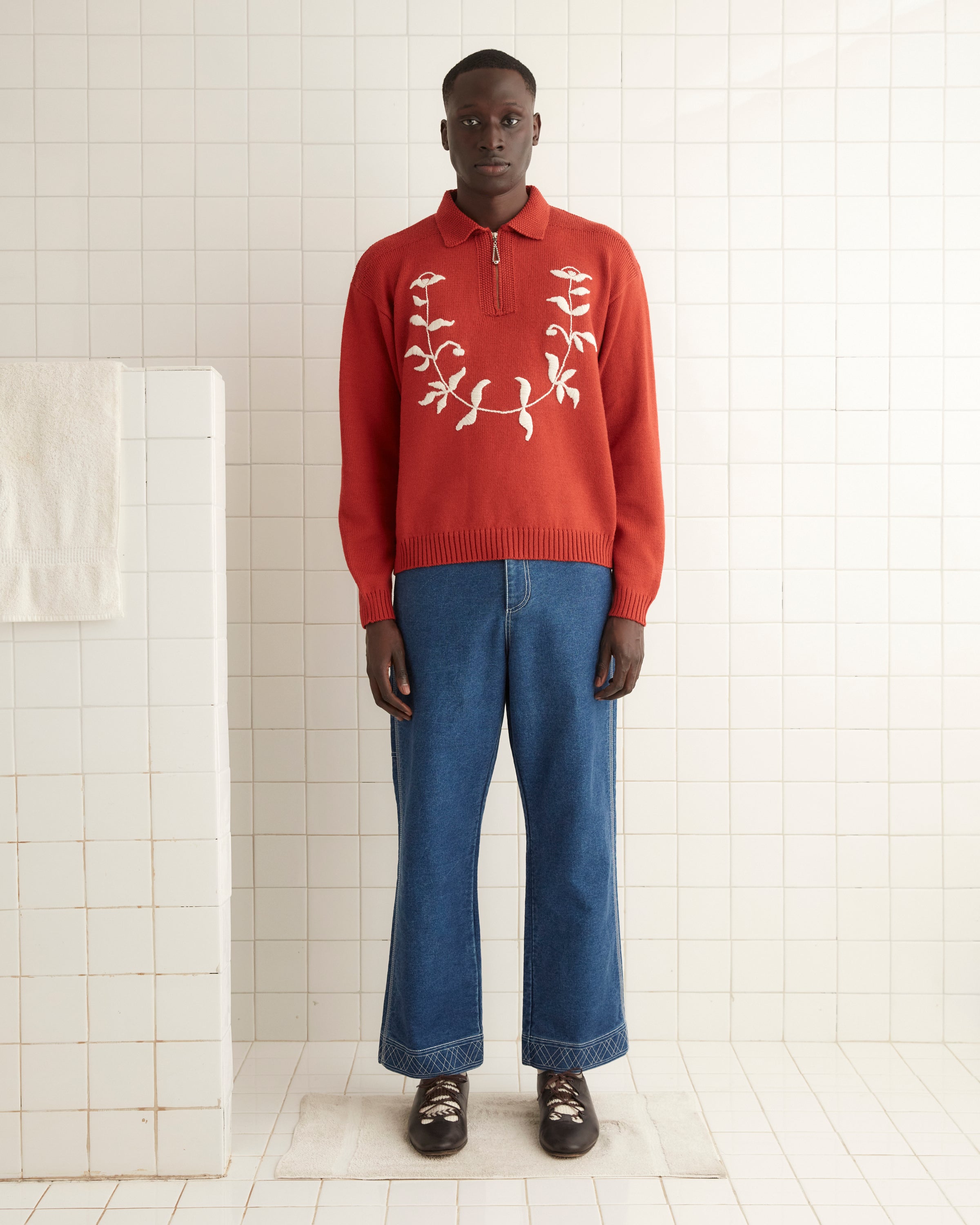 Floret Pullover - Red – BODE
