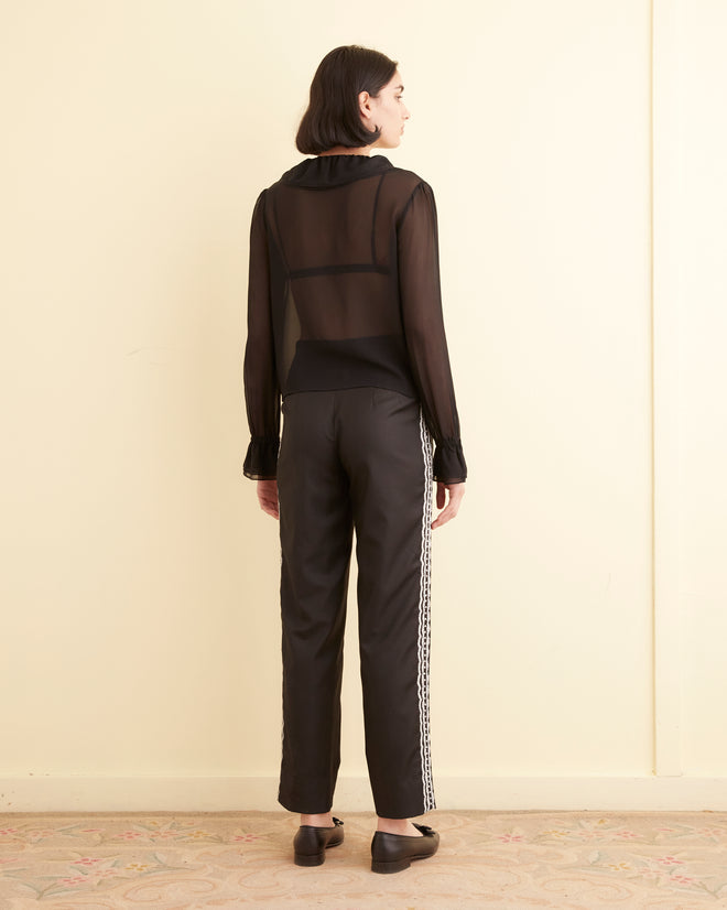 Beaded Baroque Trousers WOMENS TROUSERS BODE New York