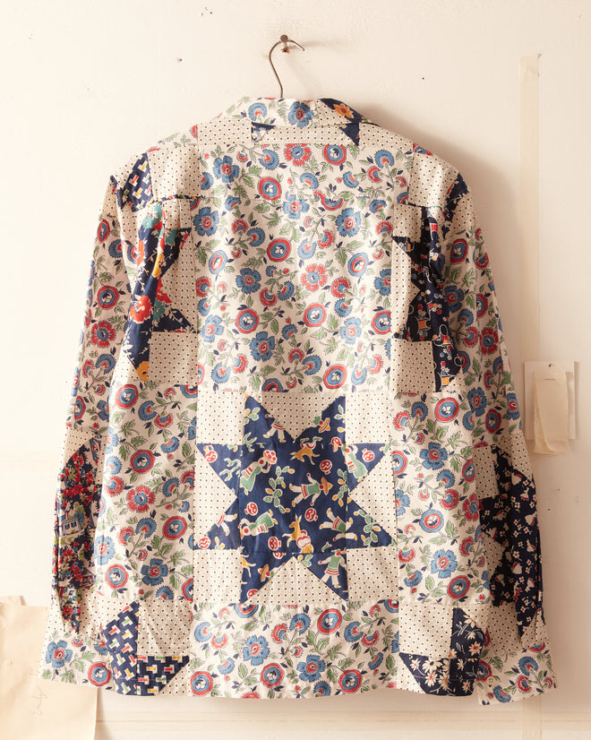 Flower Star Quilt Shirt - S/M