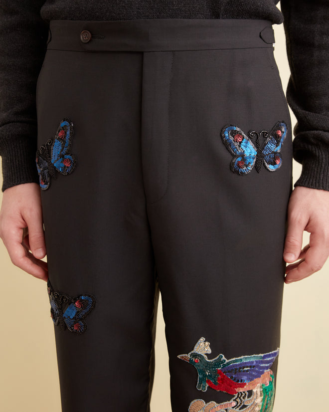 Flying Fauna Tuxedo Trousers TROUSERS BODE New York