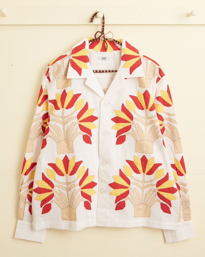 Foliage Appliqué Long Sleeve Shirt SHIRT BODE New York