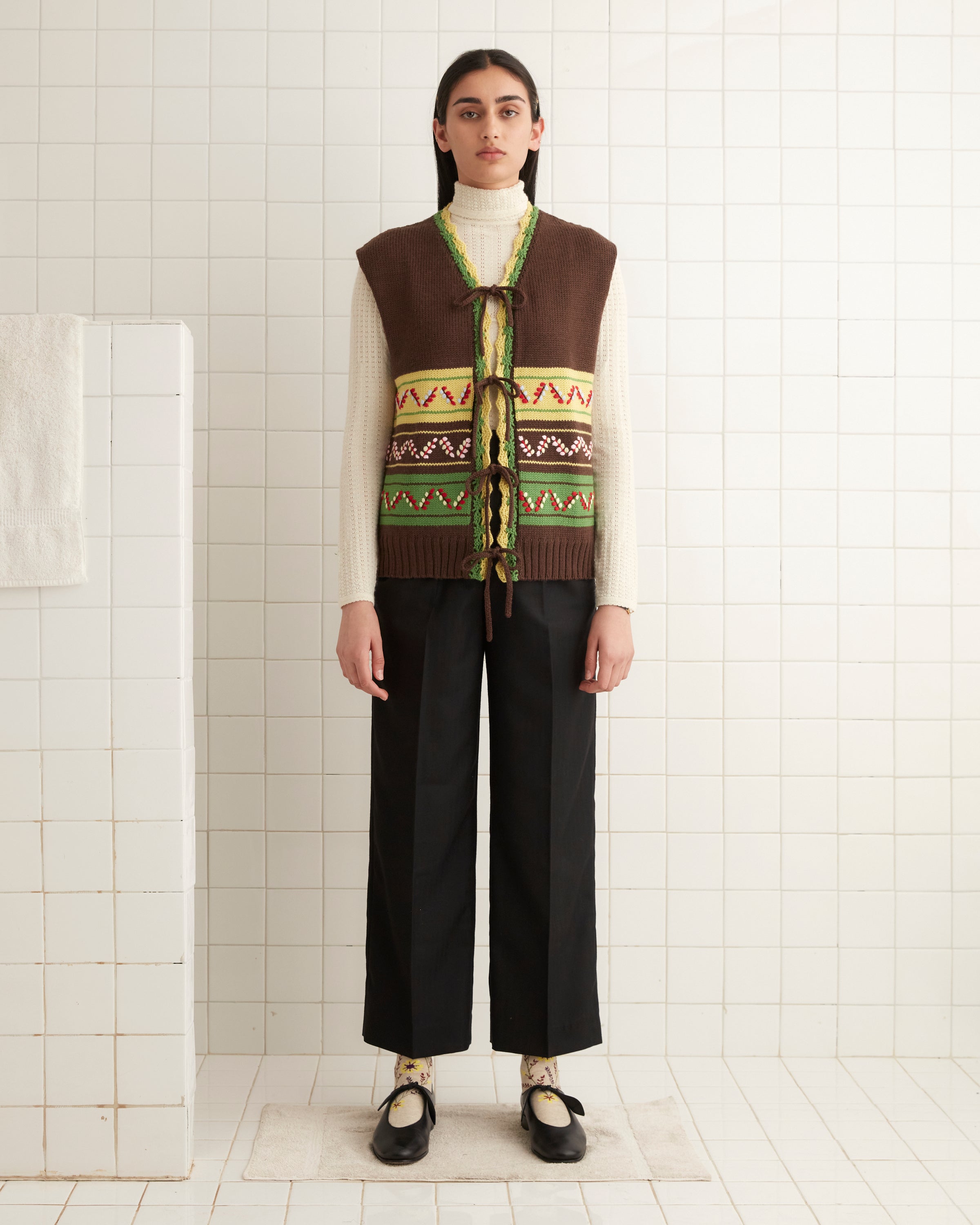 【お気にいる】 Foliage Vest BODE – トップス