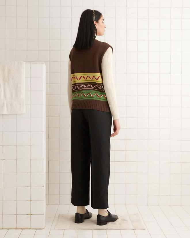 Foliage Vest KNITWEAR BODE New York