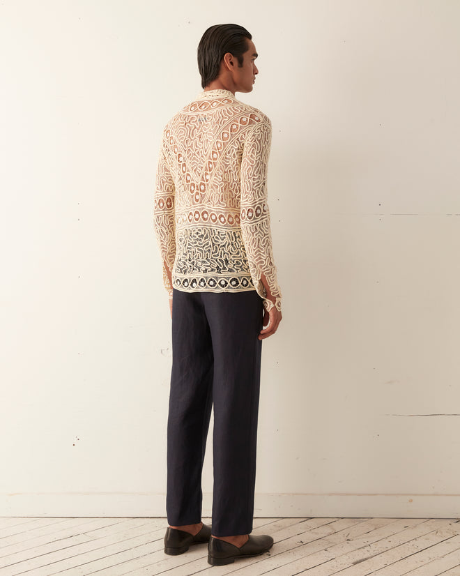 Formal Threadwork Long Sleeve Shirt