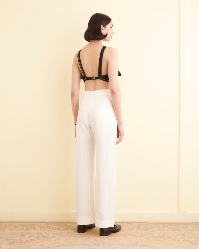 Full Tide Stripe Bra UNDERPINNINGS BODE New York