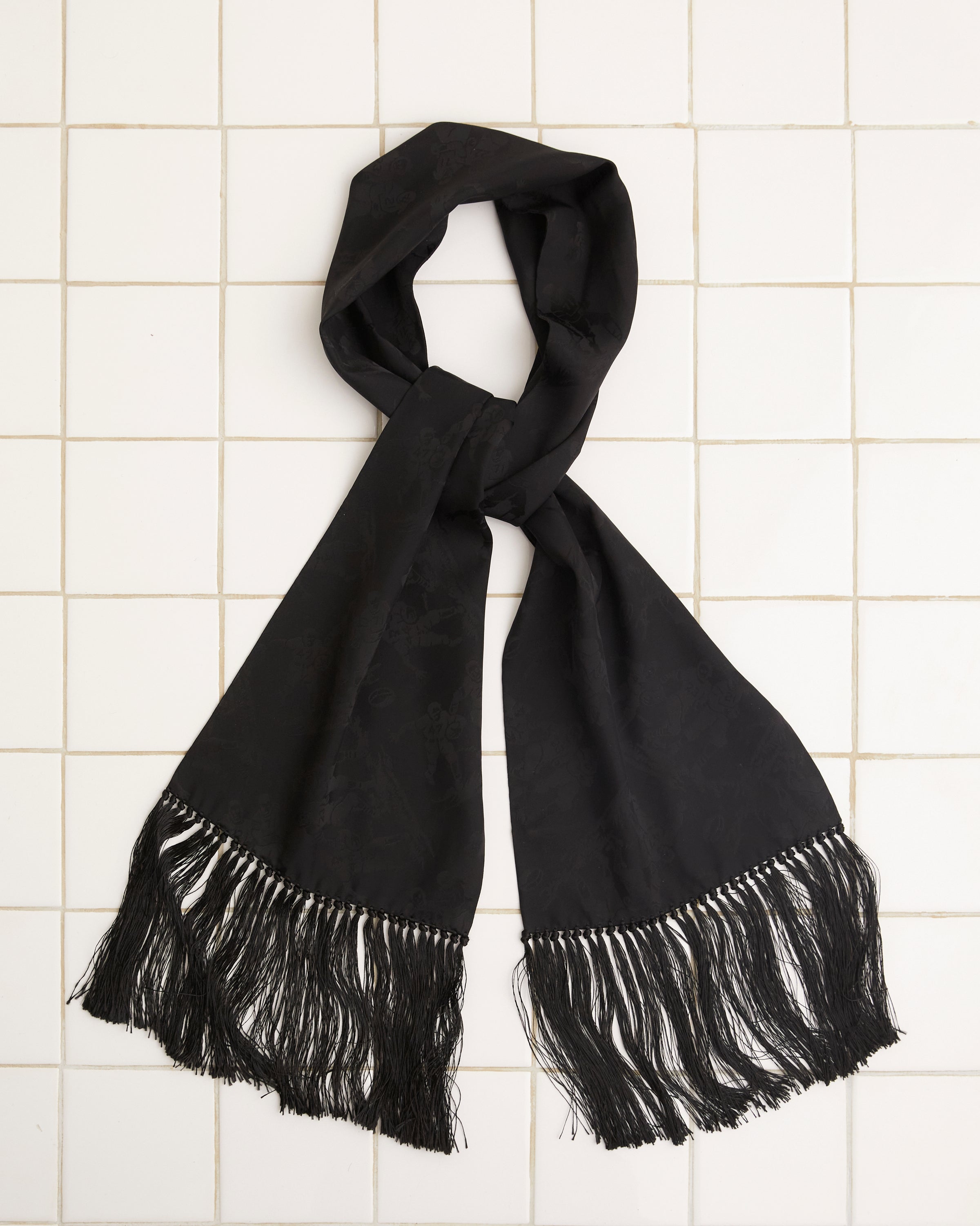 Football Jacquard Scarf - Black – BODE