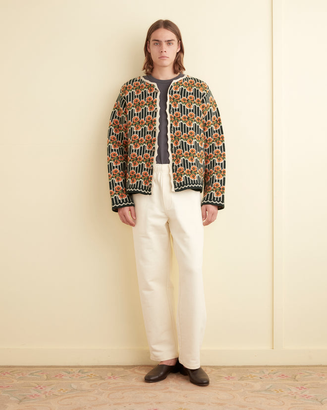 Garden Cardigan - Green Multi KNITWEAR BODE New York