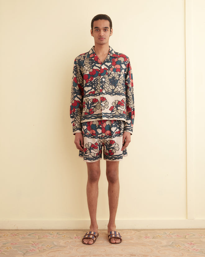 Garden Lattice Long Sleeve Shirt MENS SHIRTS BODE New York