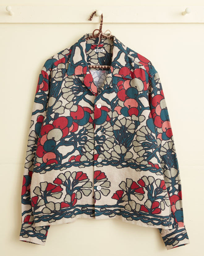 Garden Lattice Long Sleeve Shirt MENS SHIRTS BODE New York