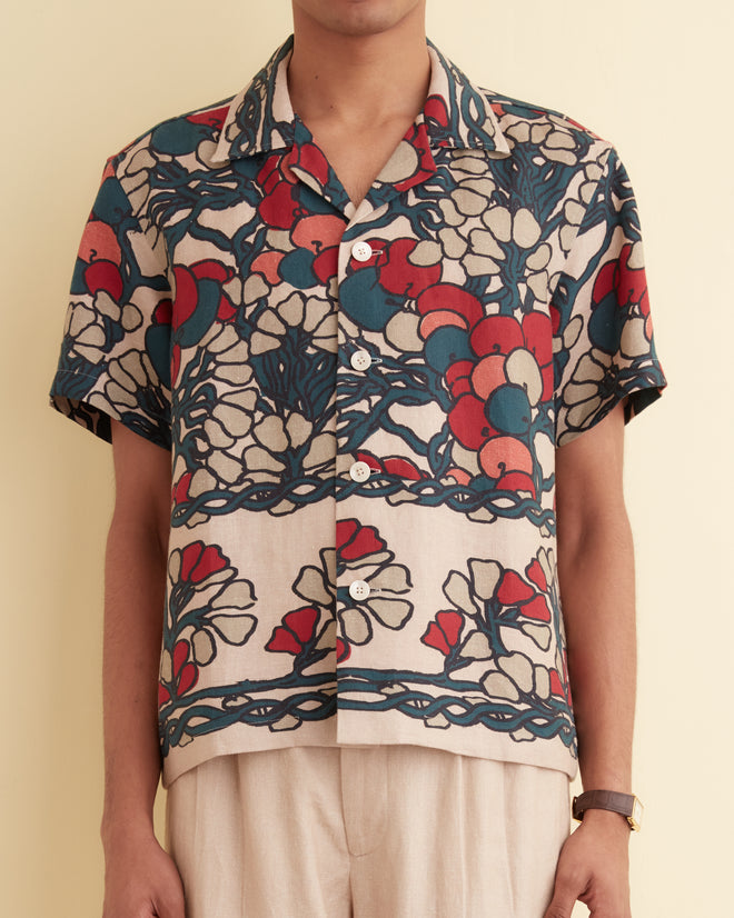 Garden Lattice Short Sleeve Shirt MENS SHIRTS BODE New York