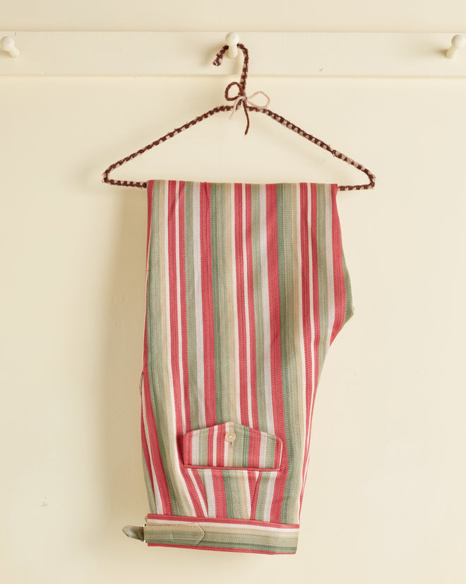 Garden Rhubarb Trousers - 32 OOAK TROUSERS BODE New York