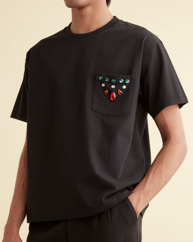 Gem Pocket Tee CUT AND SEW BODE New York