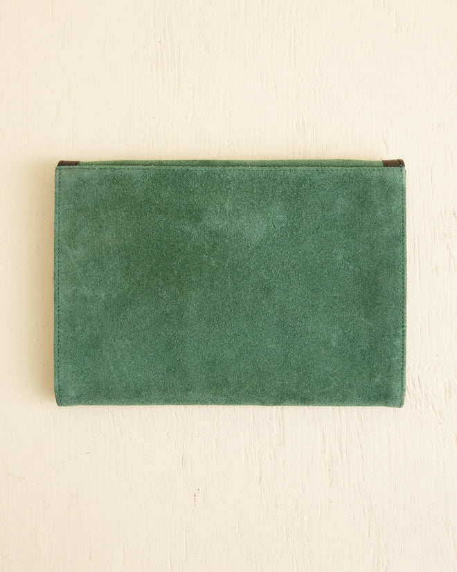 Gem Venue Clutch - Green/Black