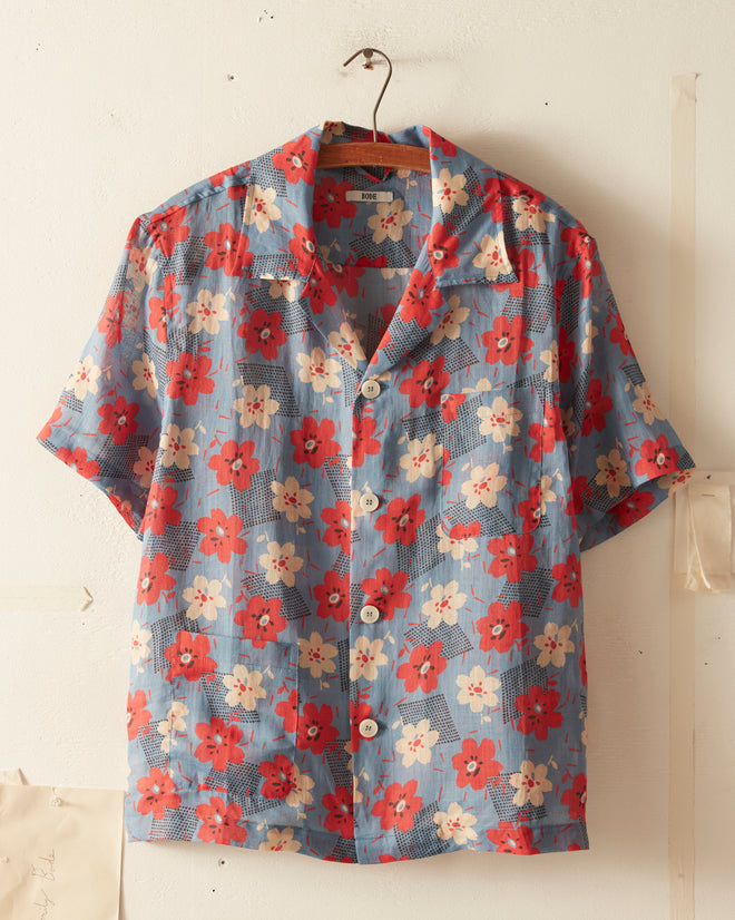 Geo Poppy Short Sleeve Shirt SHIRT BODE New York