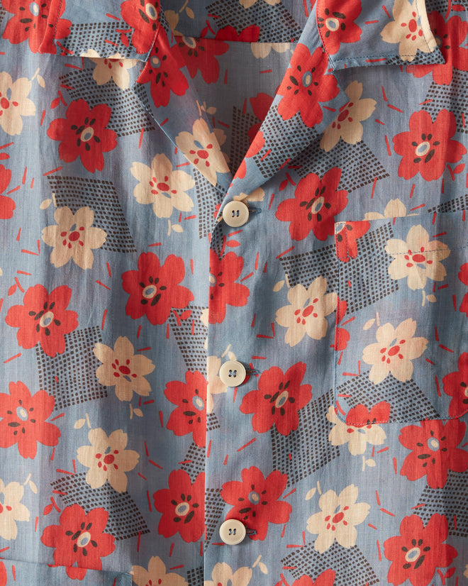 Geo Poppy Short Sleeve Shirt SHIRT BODE New York