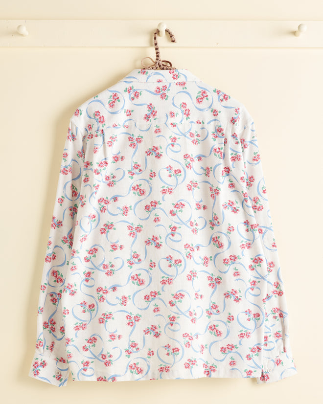 Geranium Streamer Long Sleeve Shirt - S/M