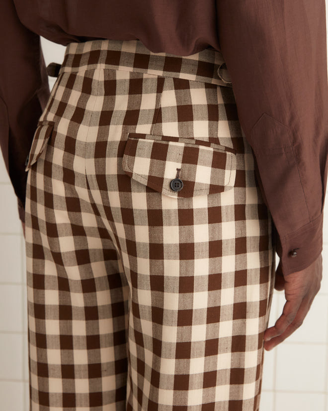 Gilbert Check Trousers MENS TROUSERS BODE New York