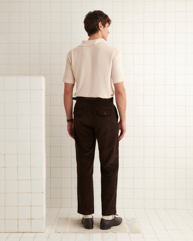 Gingerbread Trousers - Brown OOAK TROUSERS BODE New York