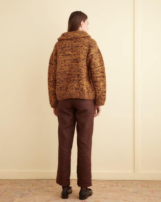 Gluckow Cardigan - Brown/Yellow KNITWEAR BODE New York