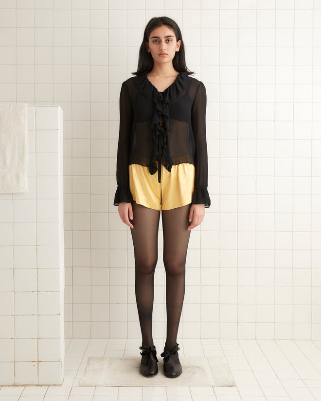 Goldenrod Shorts WOMENS SHORTS BODE New York