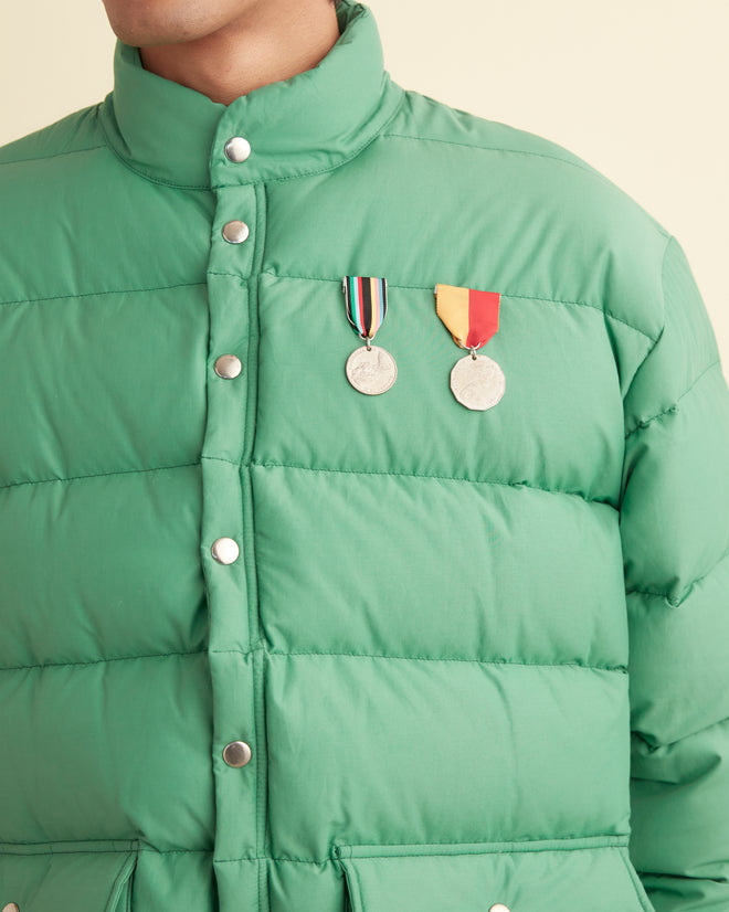 Green Burlington Puffer Jacket