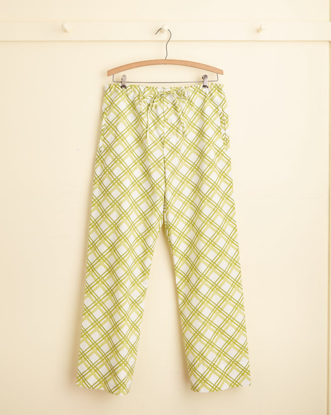 Greenskeeper Plaid Pajama Pants - MULTI OOAK TROUSERS BODE New York