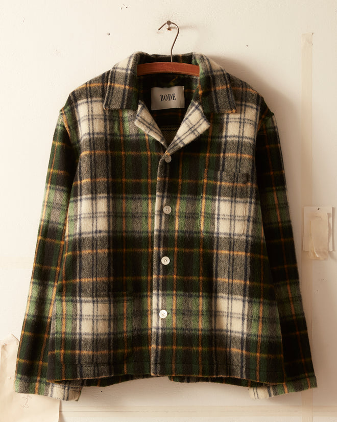 Hallerbos Wool Overshirt - M/L OOAK SHIRT BODE New York