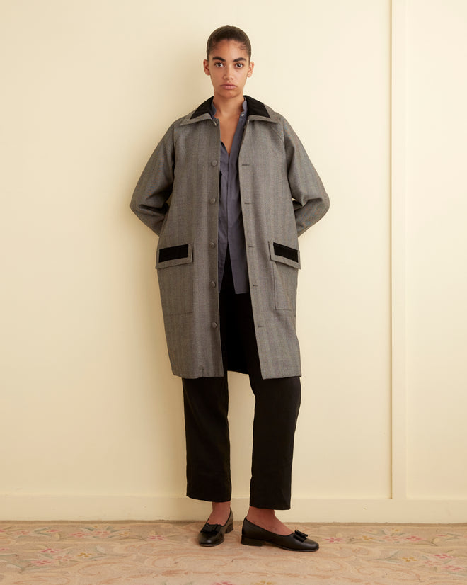 Herringbone Rennie Coat OUTERWEAR BODE New York