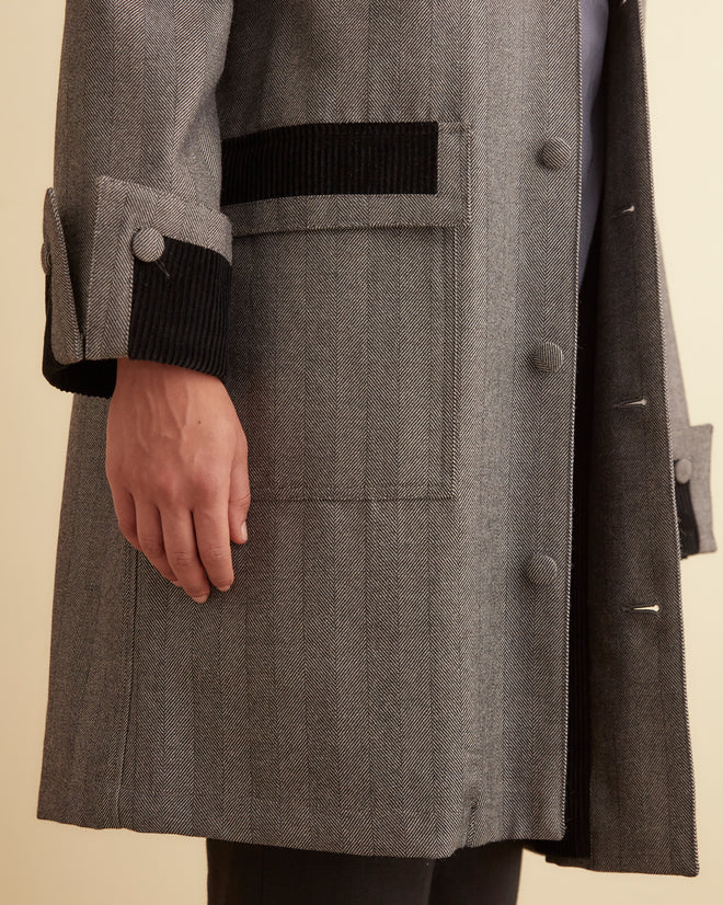 Herringbone Rennie Coat OUTERWEAR BODE New York