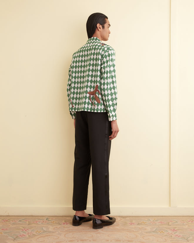 Jockey Diamond Long Sleeve Shirt MENS SHIRTS BODE New York