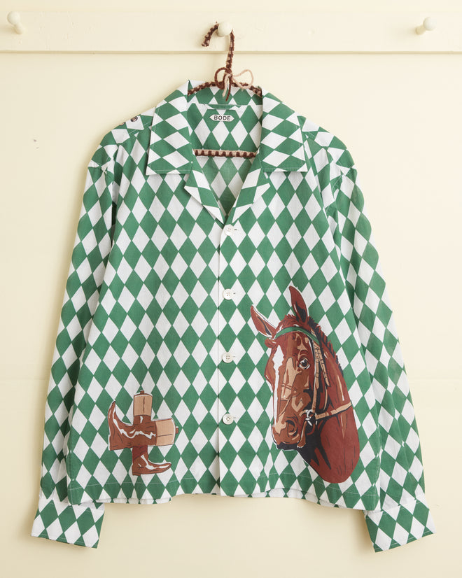 Jockey Diamond Long Sleeve Shirt MENS SHIRTS BODE New York