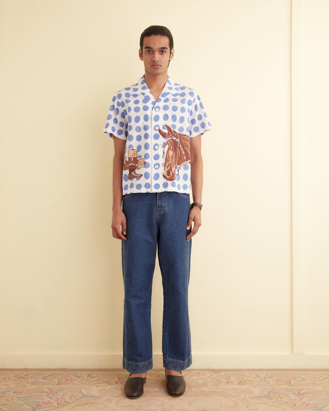 Jockey Dot Short Sleeve Shirt MENS SHIRTS BODE New York
