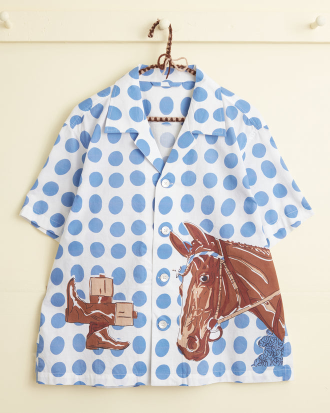 Jockey Dot Short Sleeve Shirt MENS SHIRTS BODE New York