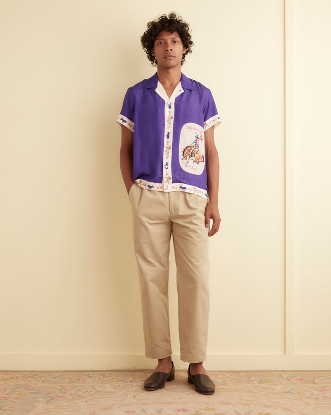 Khaki Double-Button Trousers TROUSERS BODE New York