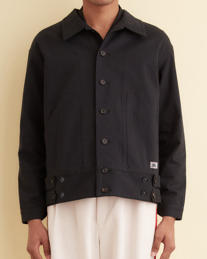 Knolly Brook Side Tab Jacket - Black MENS JACKETS BODE New York