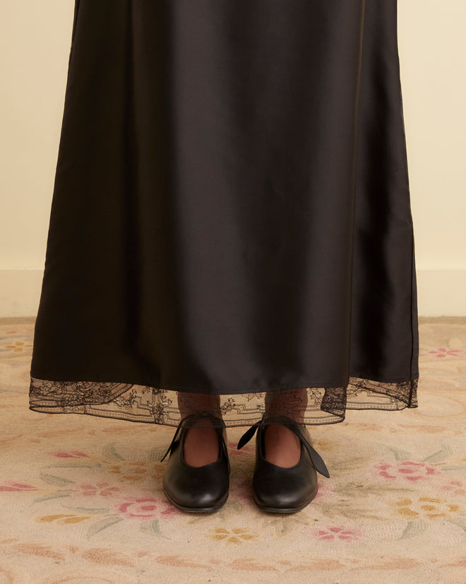 Lace Hem Column Gown DRESS BODE New York