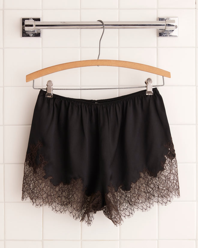 Lace Inlay Tap Shorts WOMENS SHORTS BODE New York