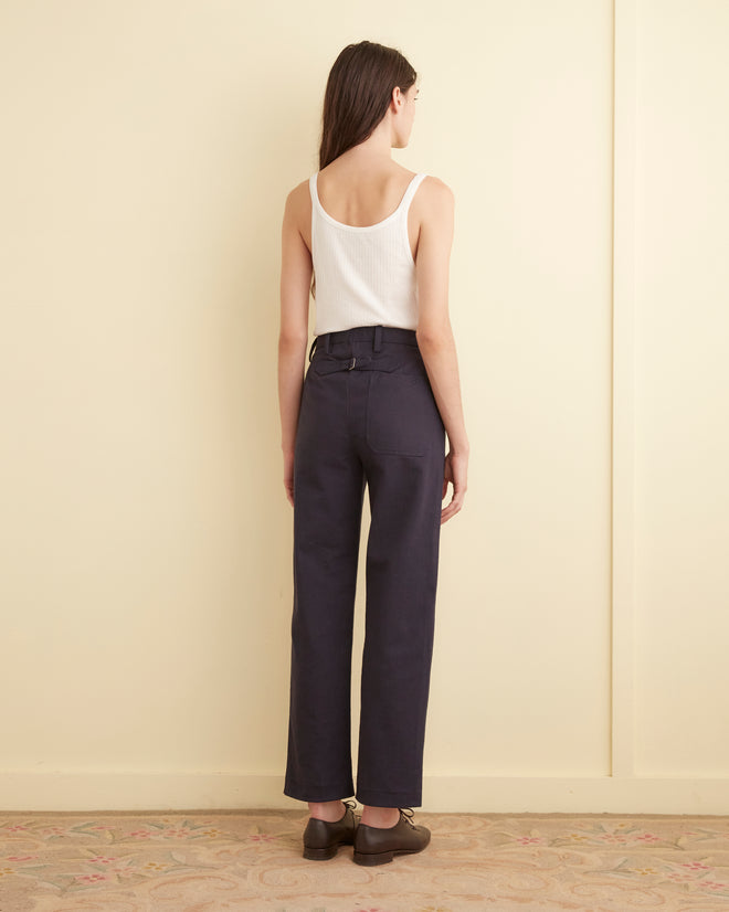 Lace-Up Tank CUT AND SEW BODE New York