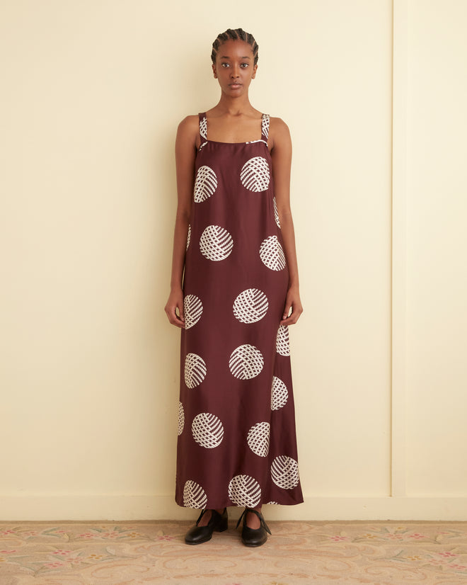 Lattice Sphere Column Gown