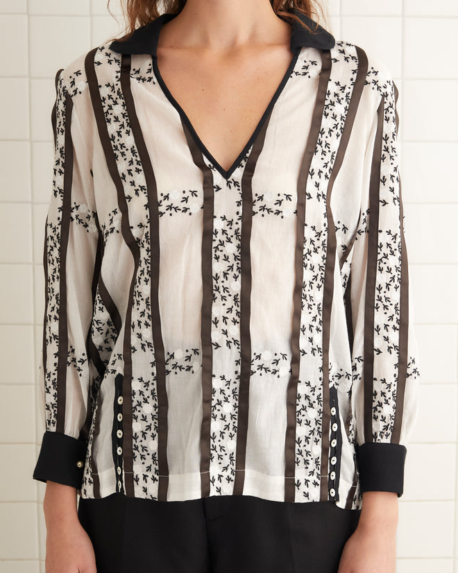 Lattice Sprig Top WOMENS TOPS BODE New York