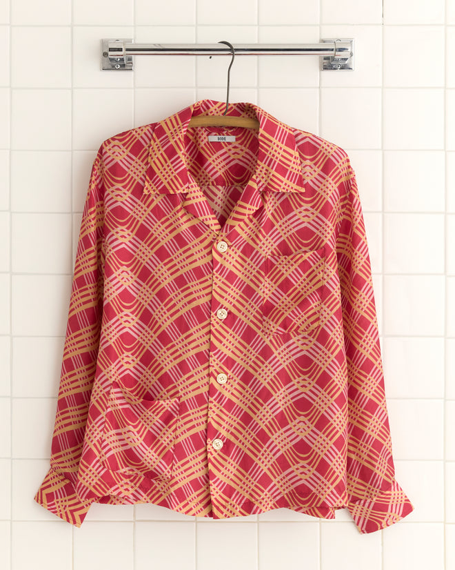 Lehariya Plaid Long Sleeve Shirt SHIRTS BODE New York