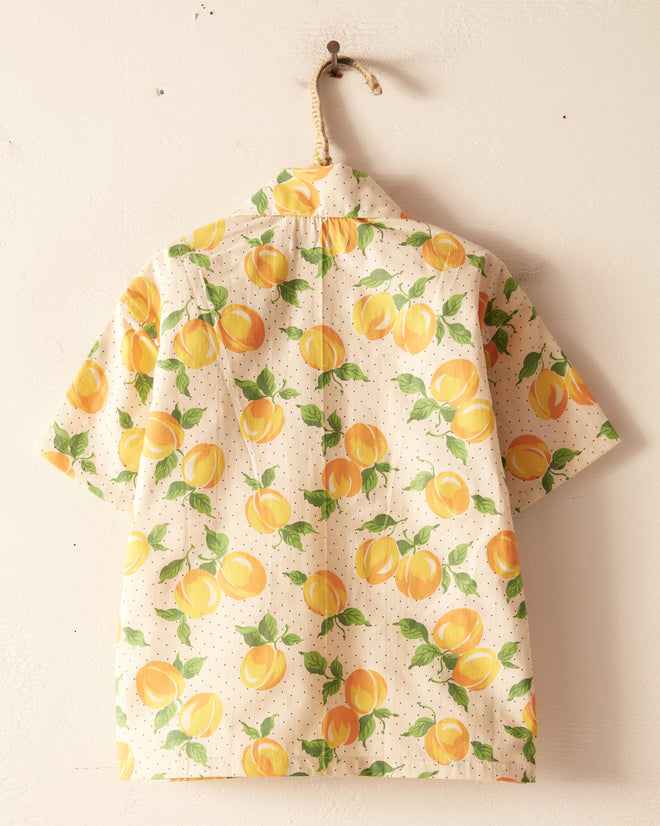 Lemon Polka Dot Kids' Shirt