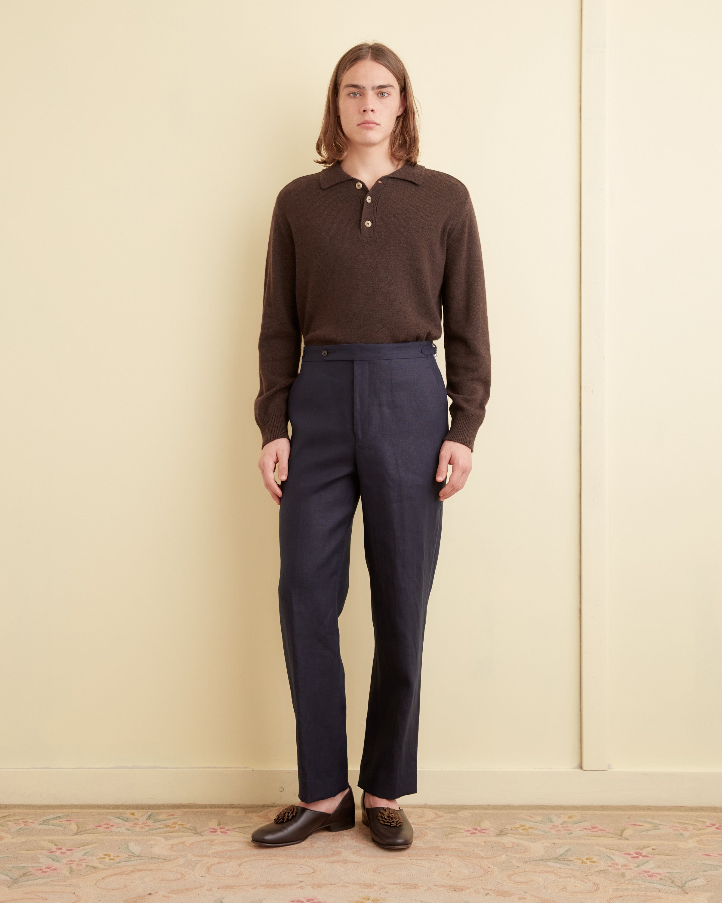 Linen Suiting Trousers - Chocolate – BODE