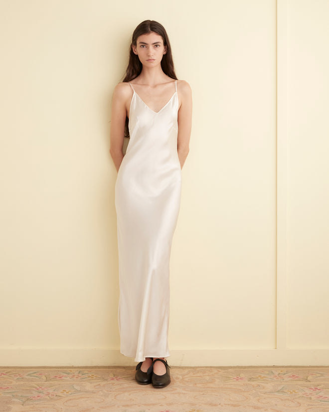 Lizzie Long Slip - Ivory DRESS BODE New York