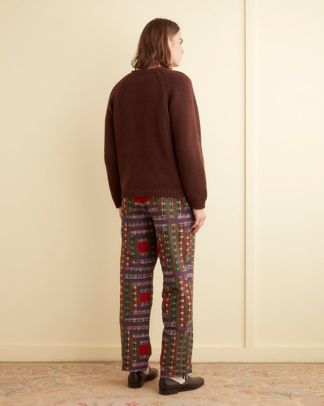 Plaid Log Cabin Trousers TROUSERS BODE New York