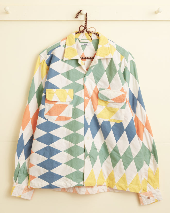Lonestar Patchwork Long Sleeve Shirt SHIRTS BODE New York