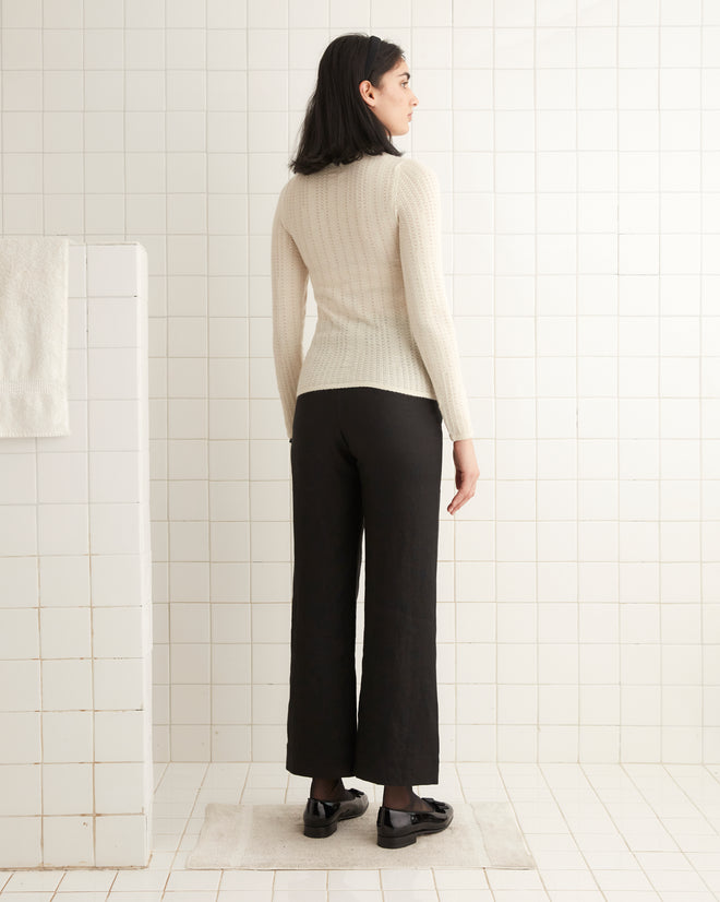 Louise Pullover - Cream WOMENS KNIT TOPS BODE New York