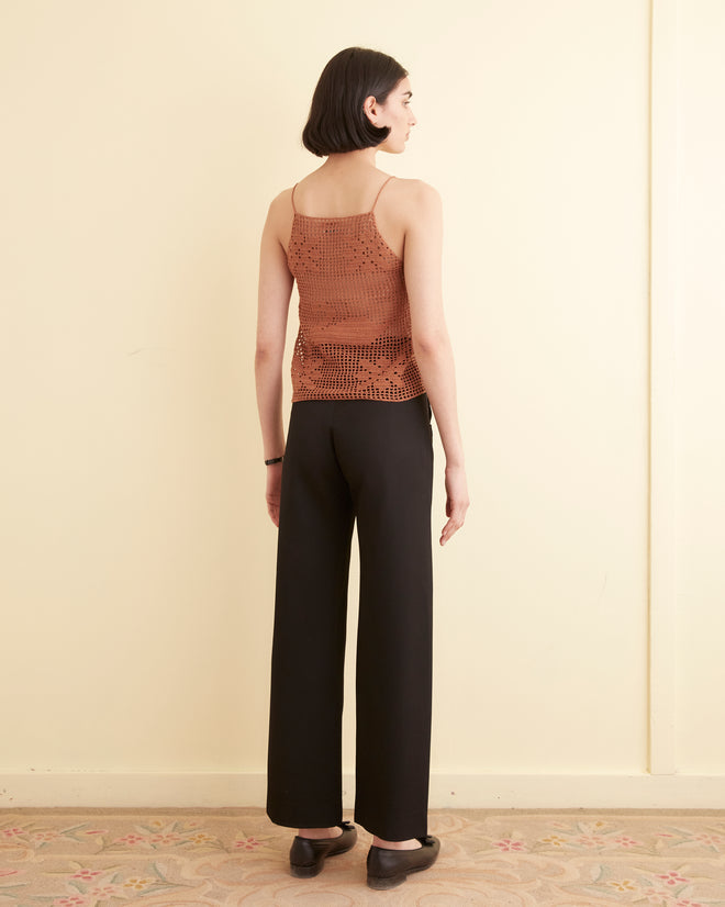Mansfield Tank - Brown WOMENS KNIT TOPS BODE New York