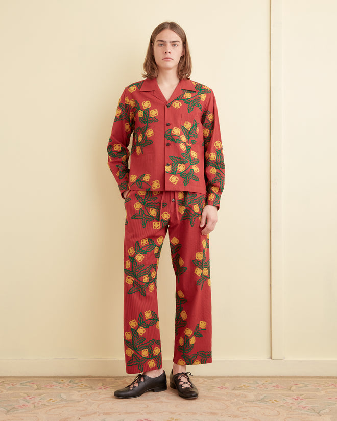 Marigold Wreath Long Sleeve Shirt SHIRT BODE New York
