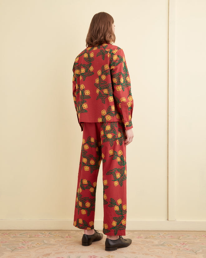 Marigold Wreath Long Sleeve Shirt SHIRT BODE New York